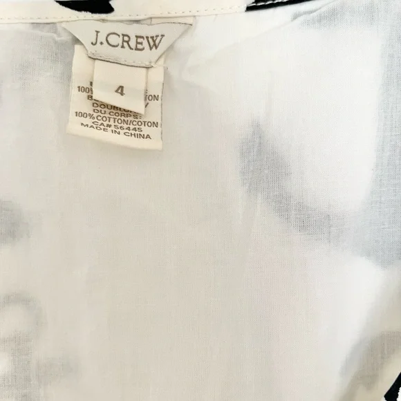 J. Crew Dizzy Anchor Print Dress - Picture 4 of 6